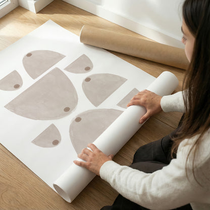 TAW BOHO アブストラクト TAW BOHO Abstract Art Poster233