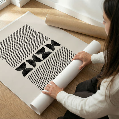 TAW BOHO アブストラクト TAW BOHO Abstract Art Poster235