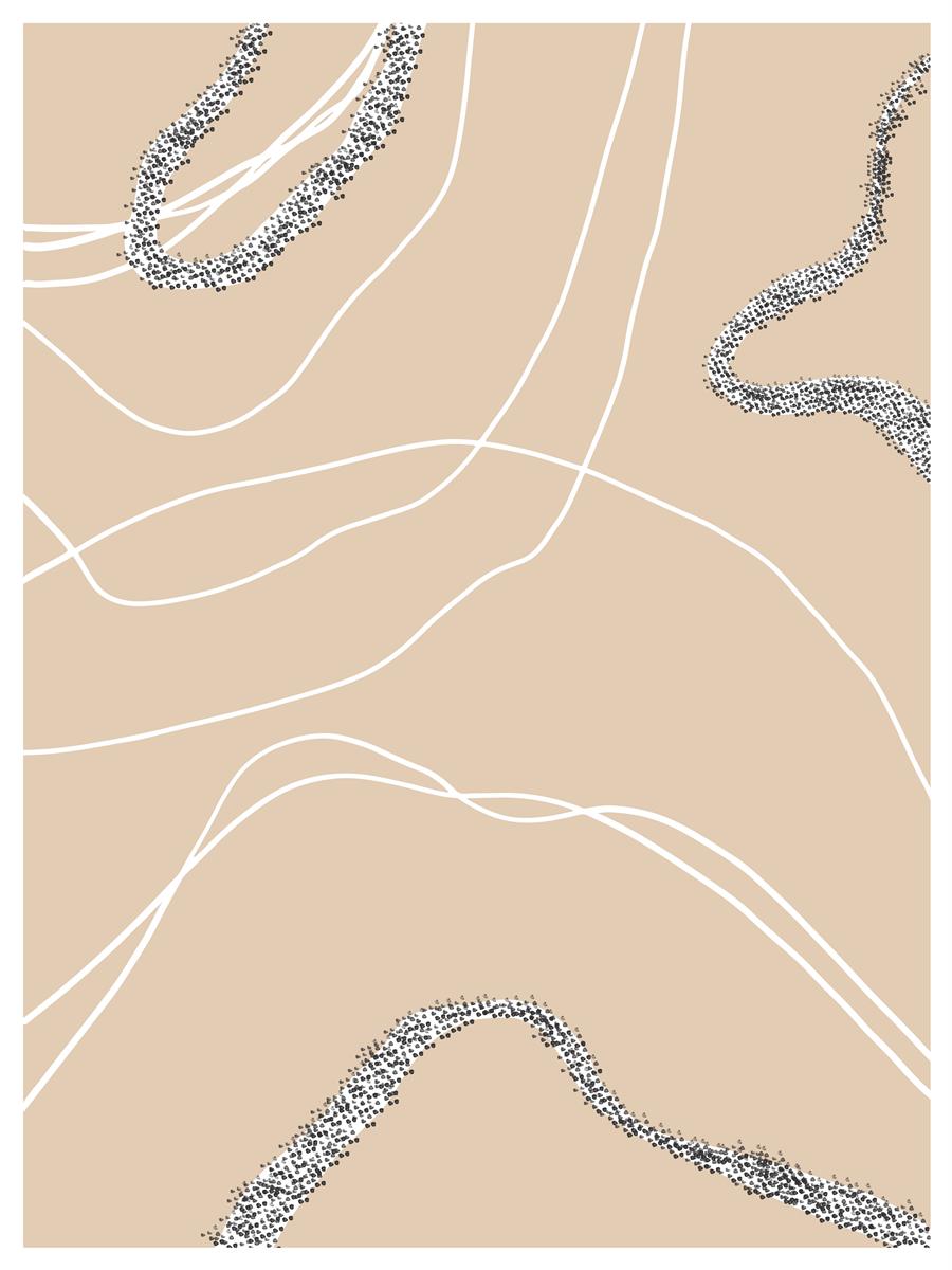 TAW BOHO アブストラクト TAW BOHO Abstract Art Poster238
