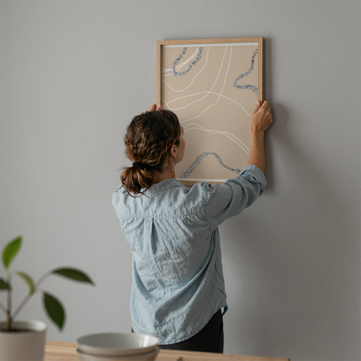 TAW BOHO アブストラクト TAW BOHO Abstract Art Poster238