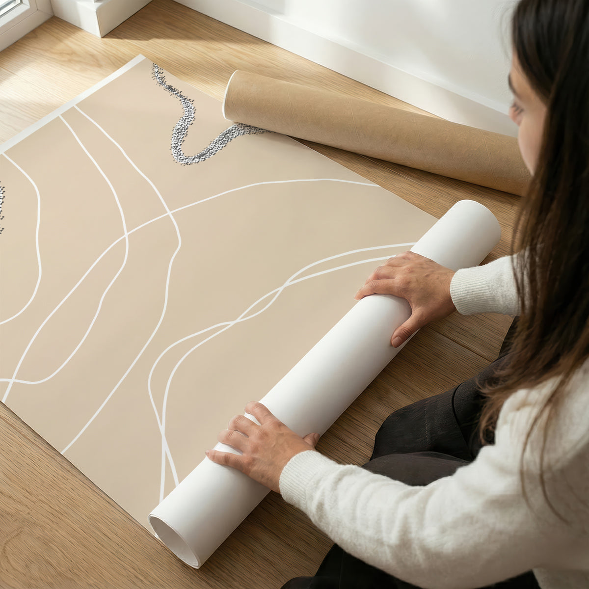 TAW BOHO アブストラクト TAW BOHO Abstract Art Poster238