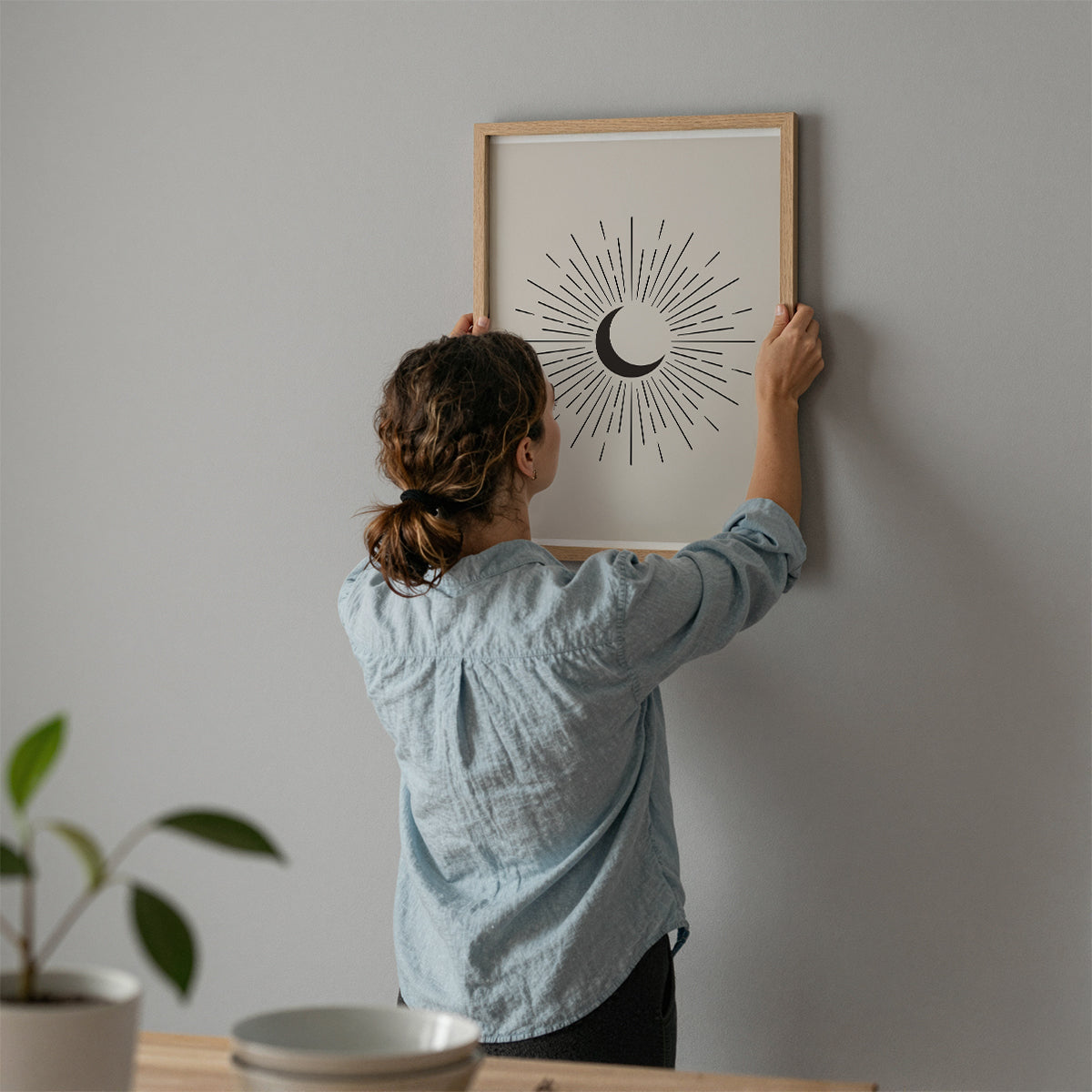 TAW BOHO アブストラクト TAW BOHO Abstract Art Poster240