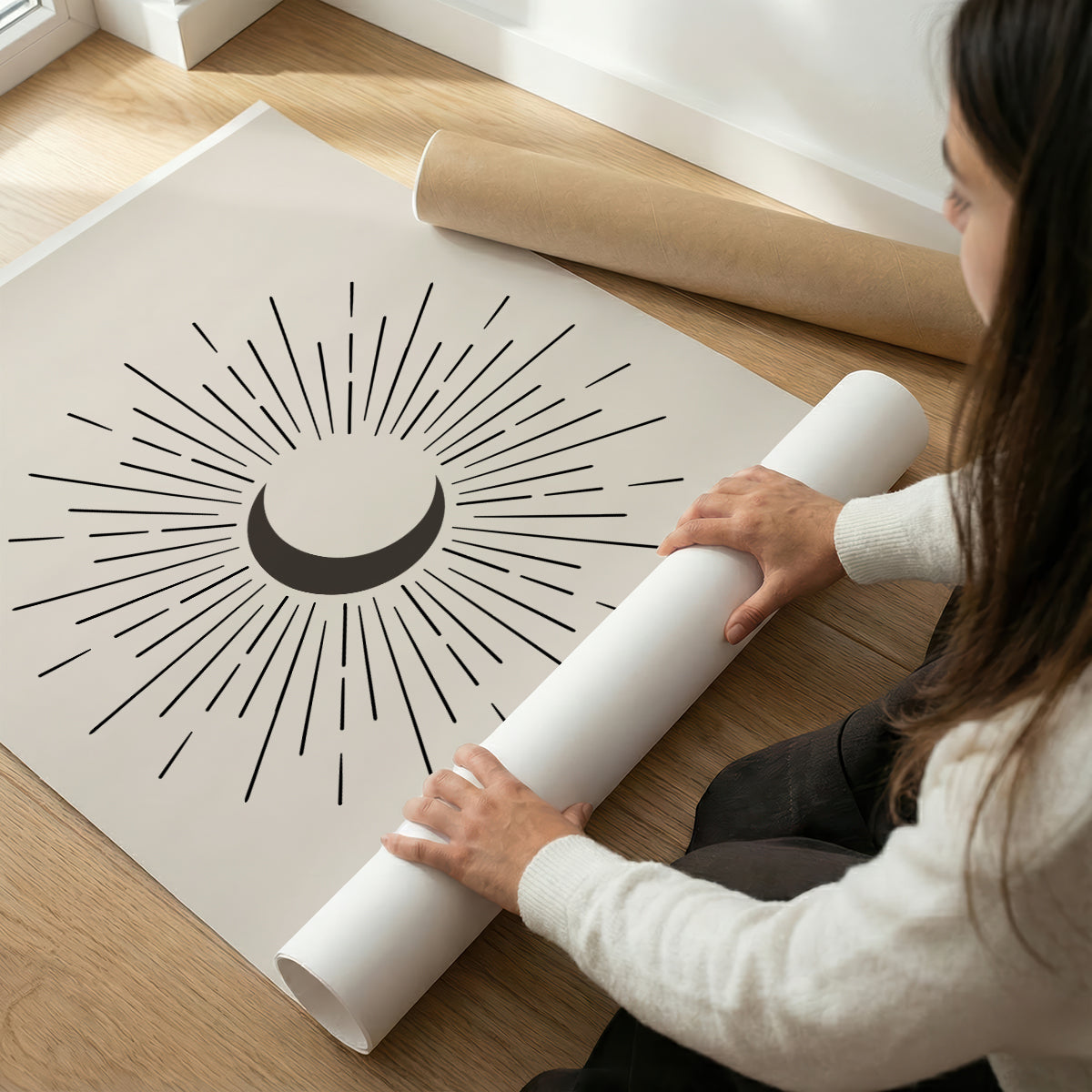 TAW BOHO アブストラクト TAW BOHO Abstract Art Poster240