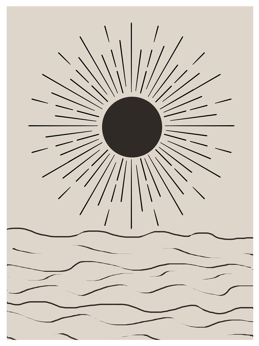 TAW BOHO アブストラクト TAW BOHO Abstract Art Poster242