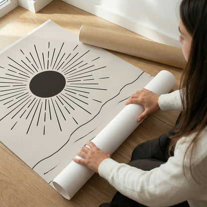TAW BOHO アブストラクト TAW BOHO Abstract Art Poster242