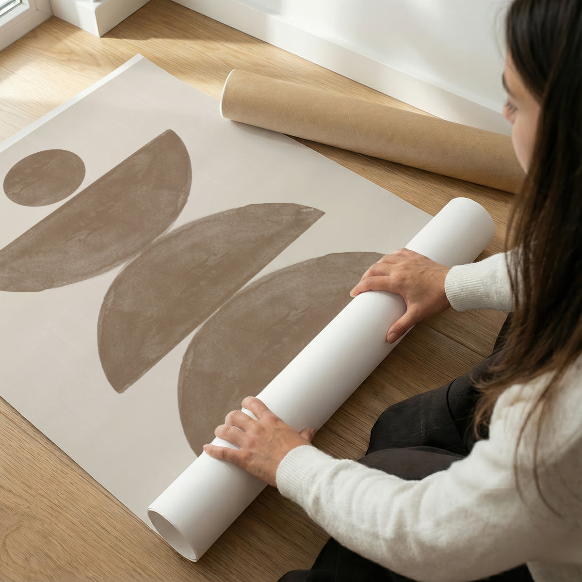 TAW BOHO アブストラクト TAW BOHO Abstract Art Poster244