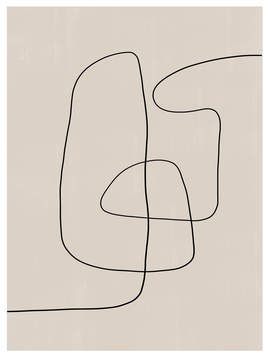 TAW BOHO アブストラクト TAW BOHO Abstract Art Poster245