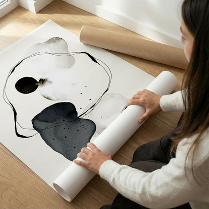 TAW BOHO アブストラクト TAW BOHO Abstract Art Poster246