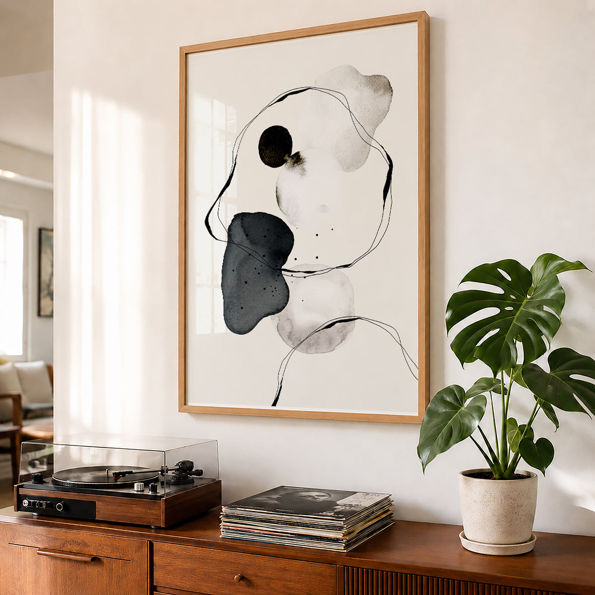 TAW BOHO アブストラクト TAW BOHO Abstract Art Poster246