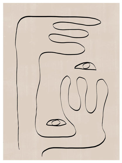 TAW BOHO アブストラクト TAW BOHO Abstract Art Poster247