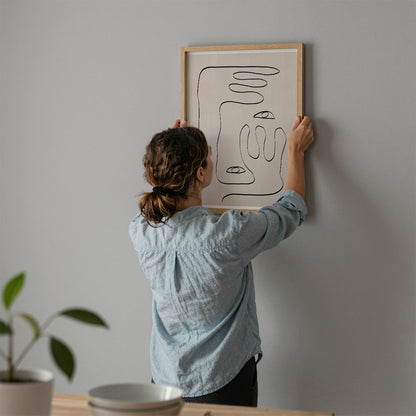 TAW BOHO アブストラクト TAW BOHO Abstract Art Poster247
