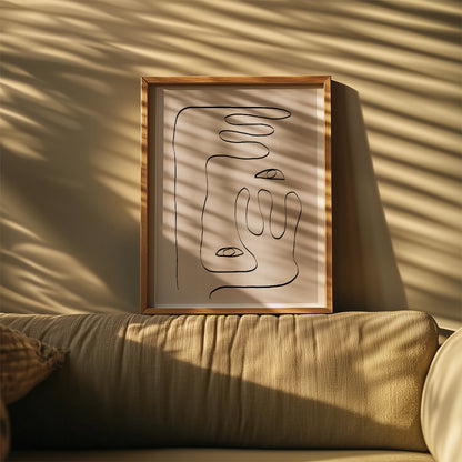 TAW BOHO アブストラクト TAW BOHO Abstract Art Poster247