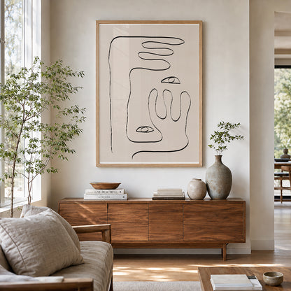 TAW BOHO アブストラクト TAW BOHO Abstract Art Poster247