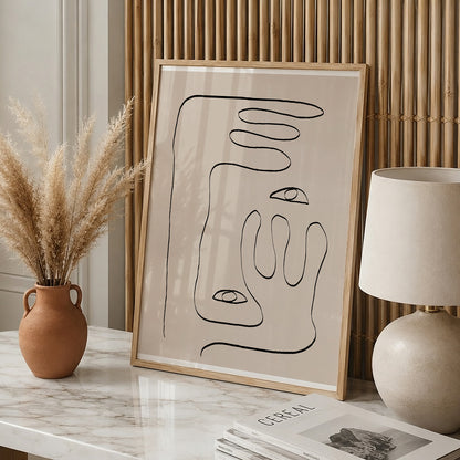 TAW BOHO アブストラクト TAW BOHO Abstract Art Poster247
