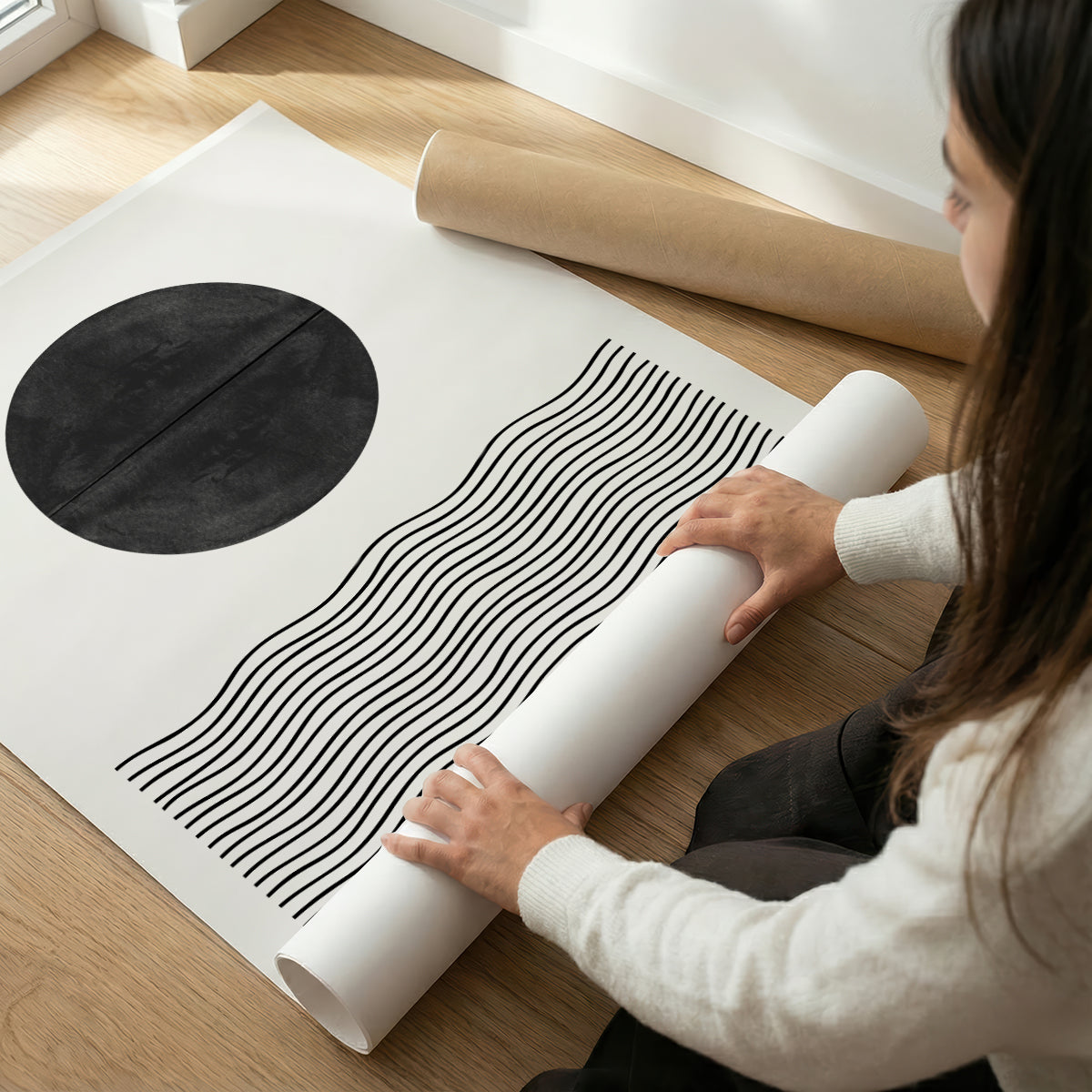 TAW BOHO アブストラクト TAW BOHO Abstract Art Poster250