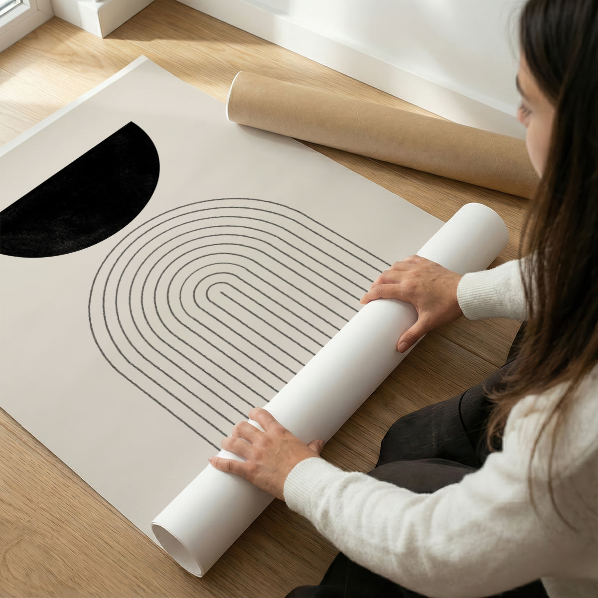 TAW BOHO アブストラクト TAW BOHO Abstract Art Poster252