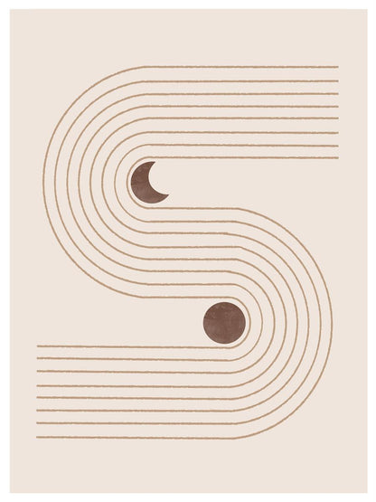 TAW BOHO アブストラクト TAW BOHO Abstract Art Poster255