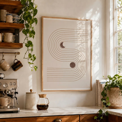 TAW BOHO アブストラクト TAW BOHO Abstract Art Poster255