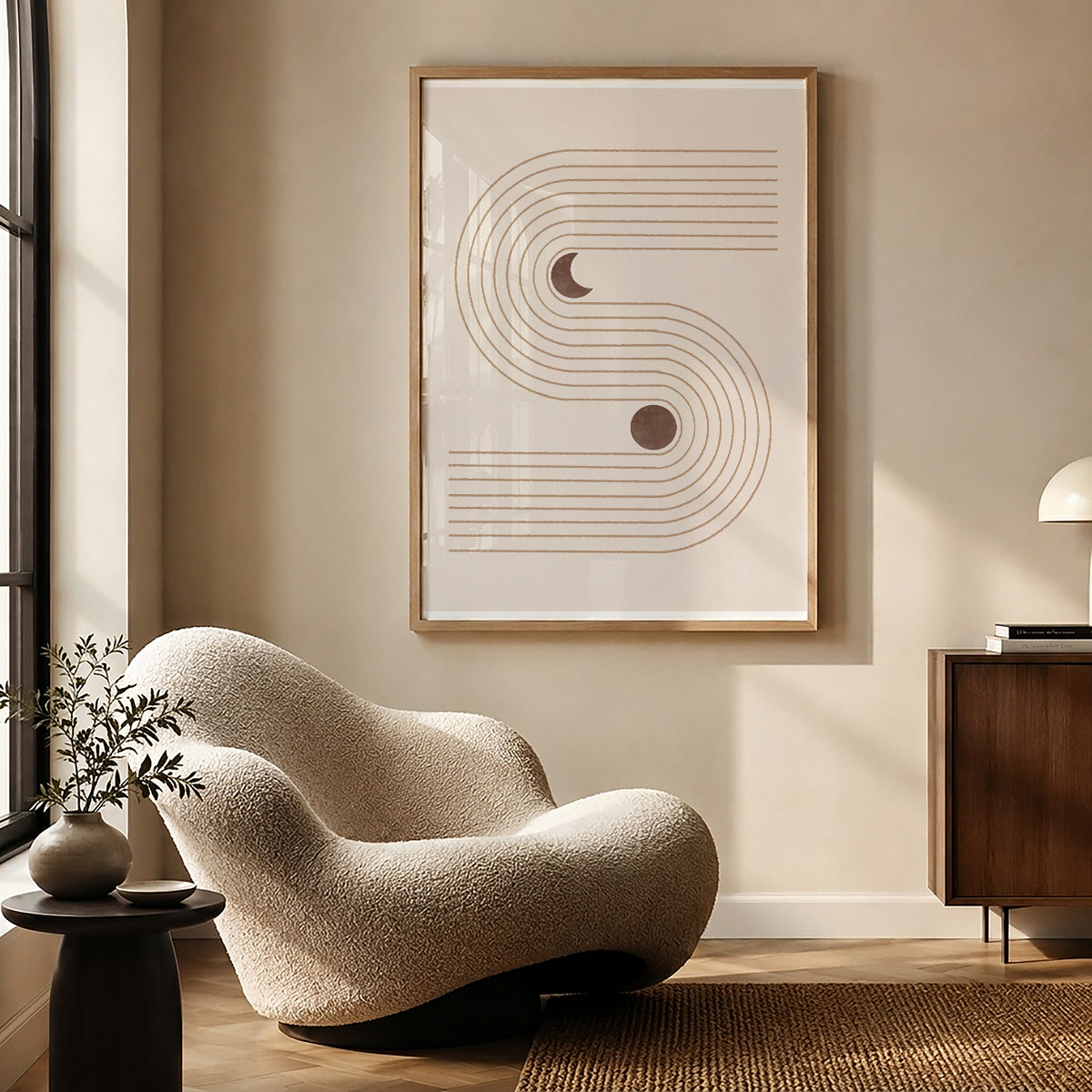 TAW BOHO アブストラクト TAW BOHO Abstract Art Poster255