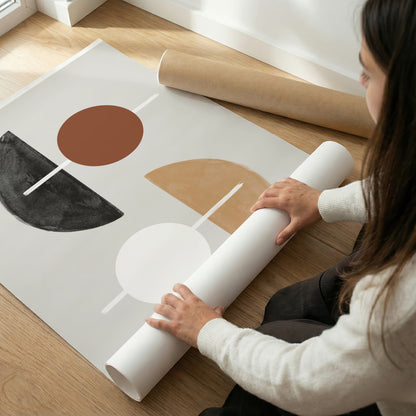 TAW BOHO アブストラクト TAW BOHO Abstract Art Poster257