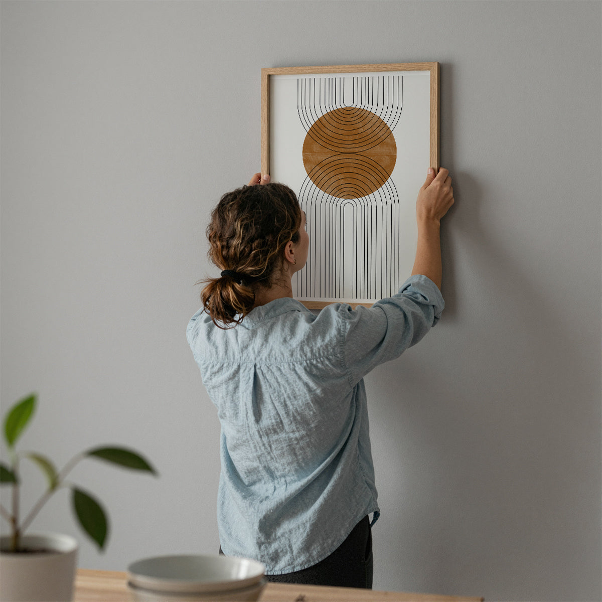 TAW BOHO アブストラクト TAW BOHO Abstract Art Poster262