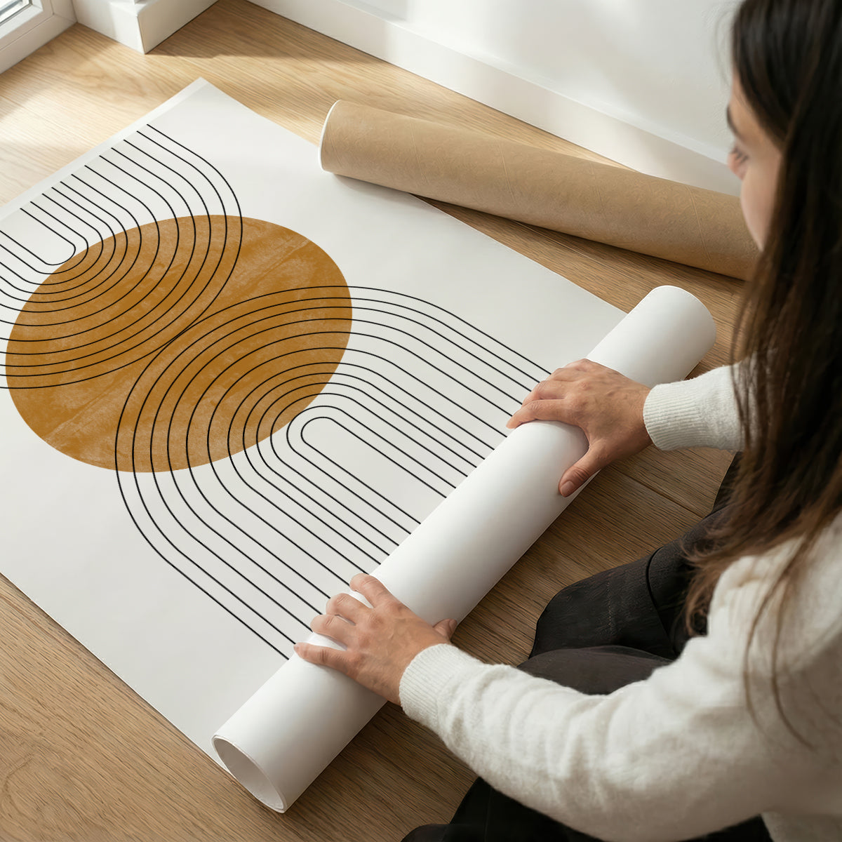 TAW BOHO アブストラクト TAW BOHO Abstract Art Poster262
