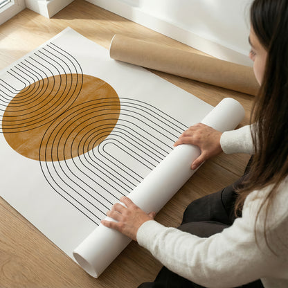 TAW BOHO アブストラクト TAW BOHO Abstract Art Poster262