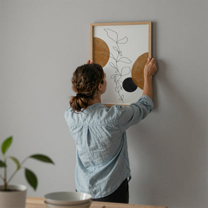 TAW BOHO アブストラクト TAW BOHO Abstract Art Poster263