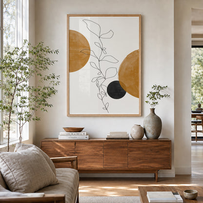 TAW BOHO アブストラクト TAW BOHO Abstract Art Poster263