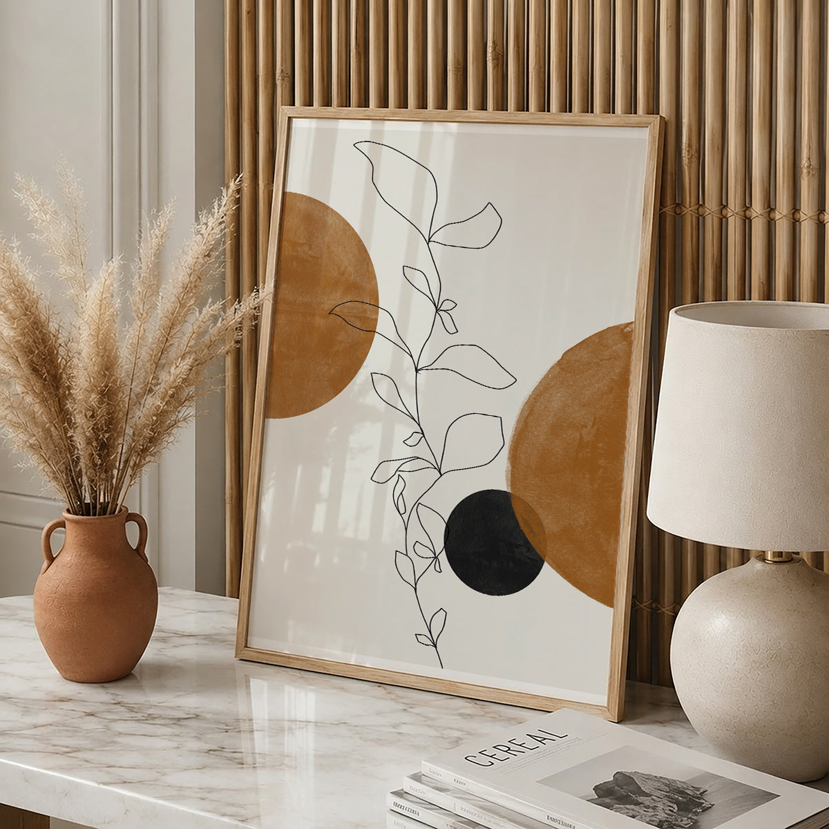 TAW BOHO アブストラクト TAW BOHO Abstract Art Poster263