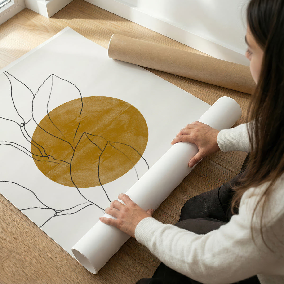 TAW BOHO アブストラクト TAW BOHO Abstract Art Poster264