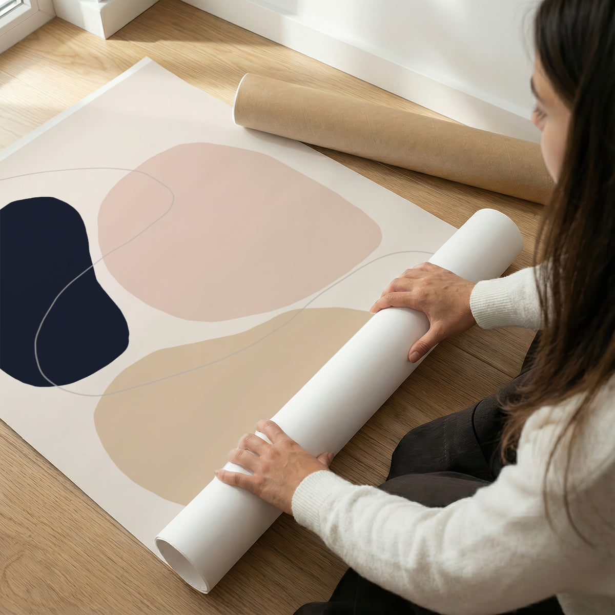 TAW BOHO アブストラクト TAW BOHO Abstract Art Poster267