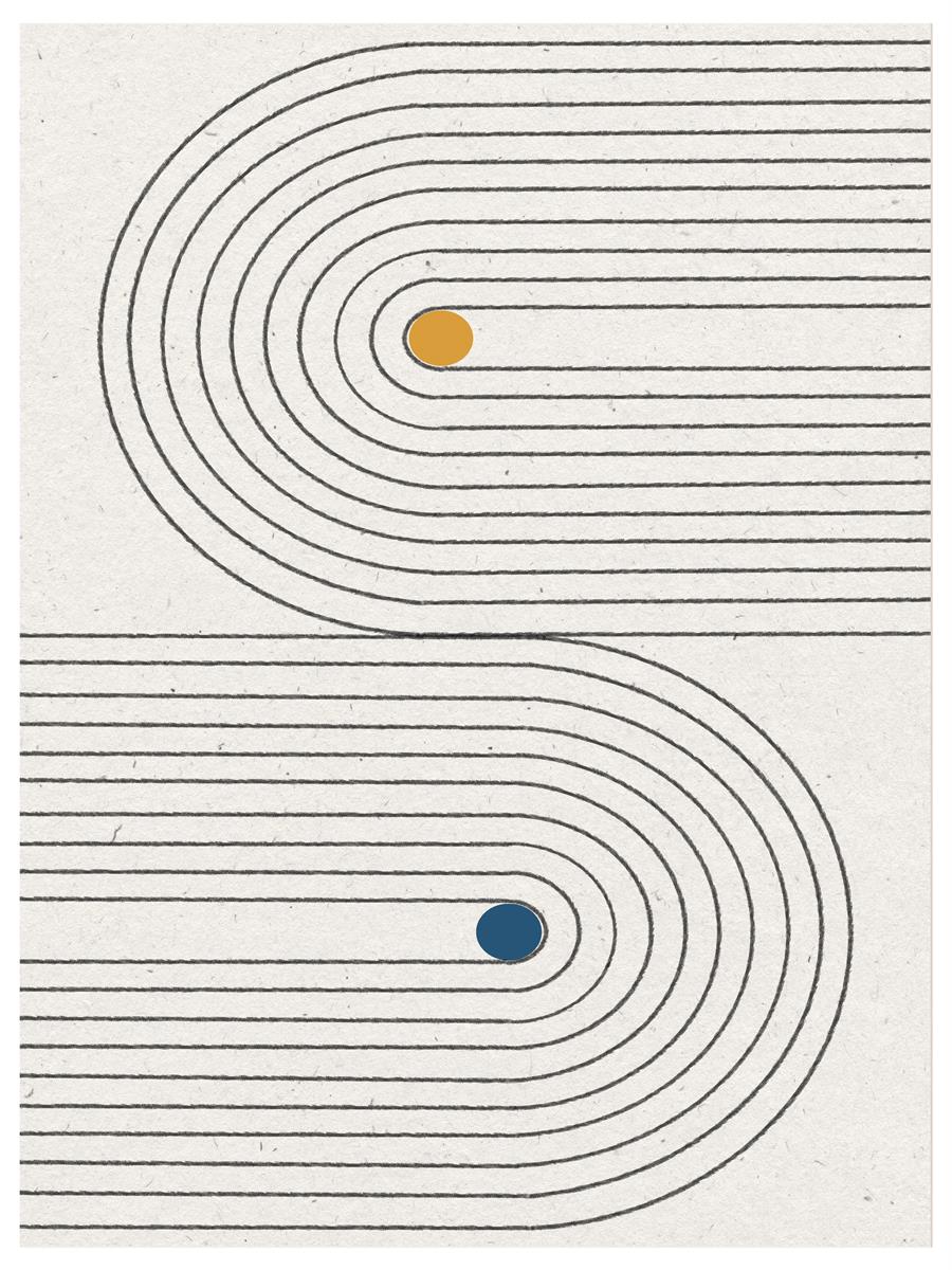TAW BOHO アブストラクト TAW BOHO Abstract Art Poster269