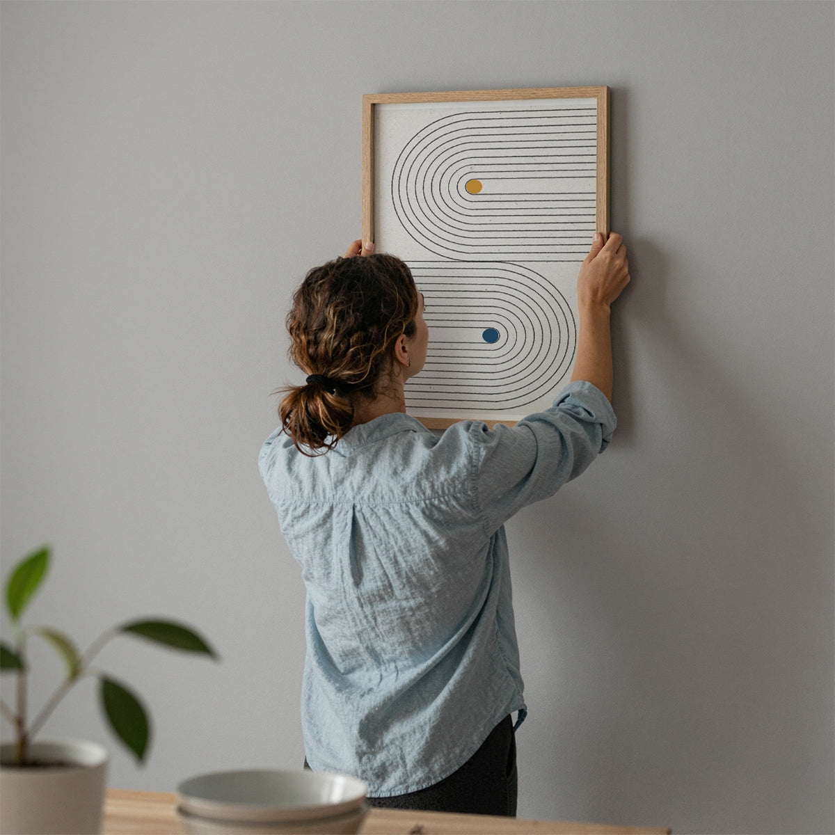 TAW BOHO アブストラクト TAW BOHO Abstract Art Poster269