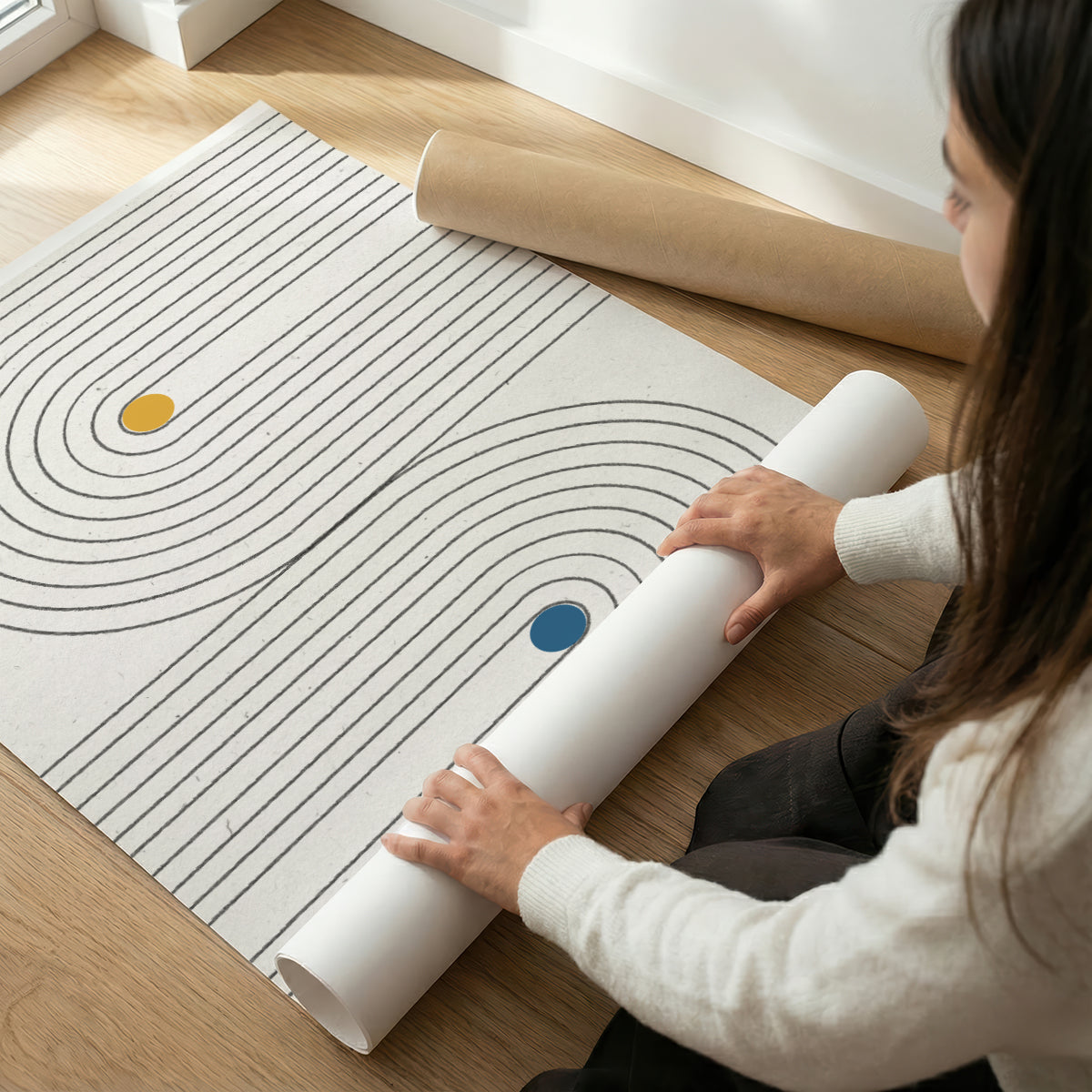 TAW BOHO アブストラクト TAW BOHO Abstract Art Poster269
