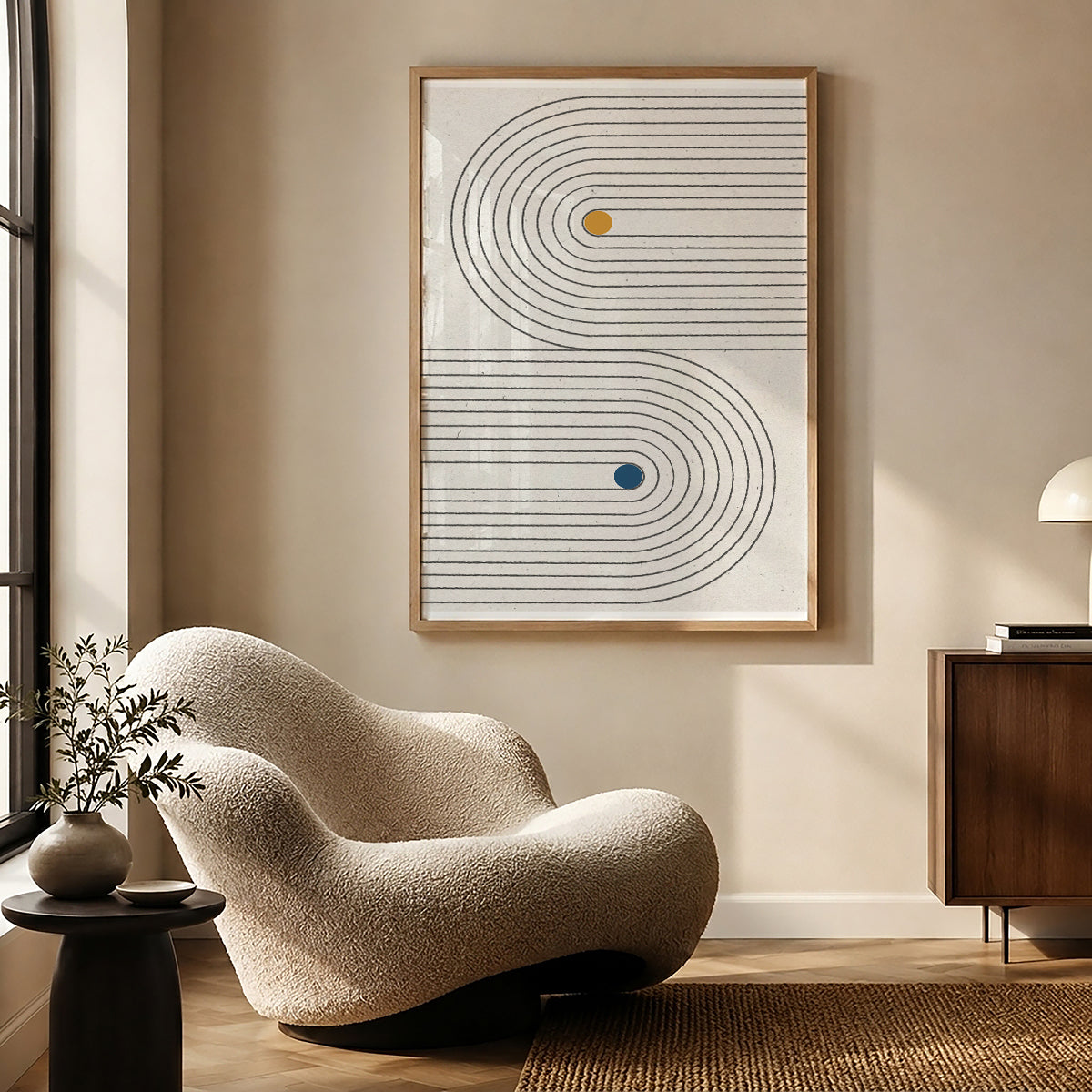 TAW BOHO アブストラクト TAW BOHO Abstract Art Poster269