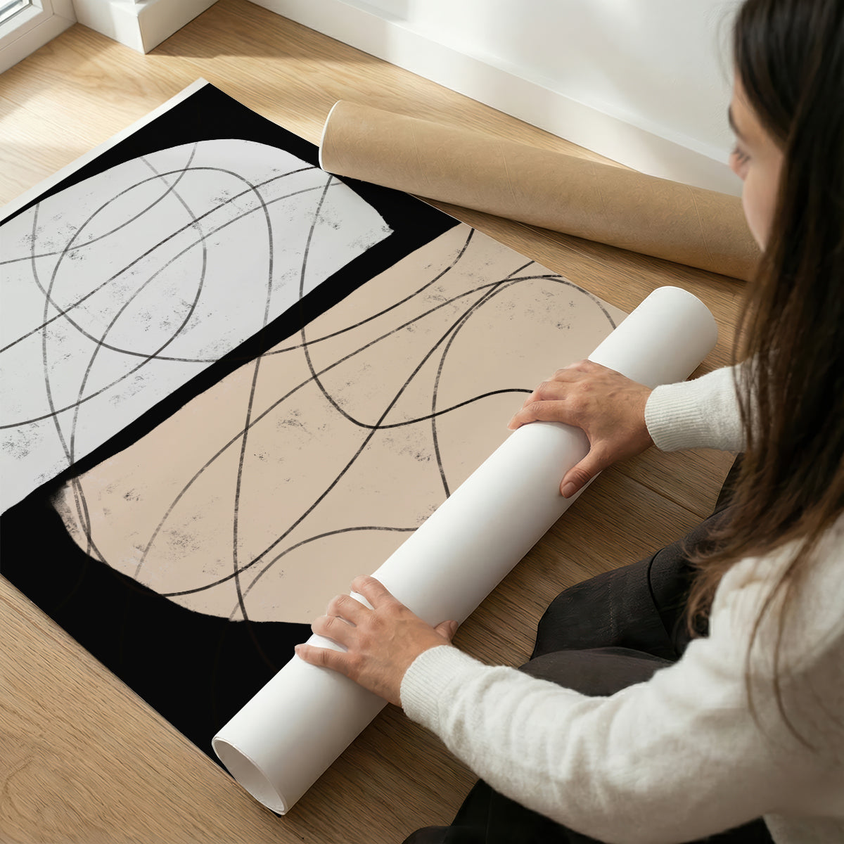 2026 TAWモダンアブストラクトウォールアート TAW Modern Abstract Wall Art Poster No.328