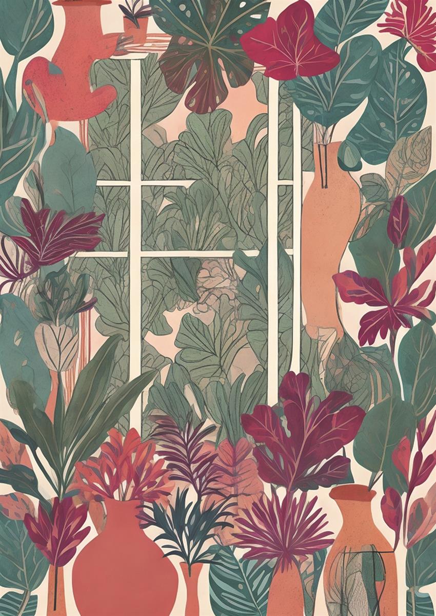 ボタニカルアートポスター Botanical Art Poster No.424