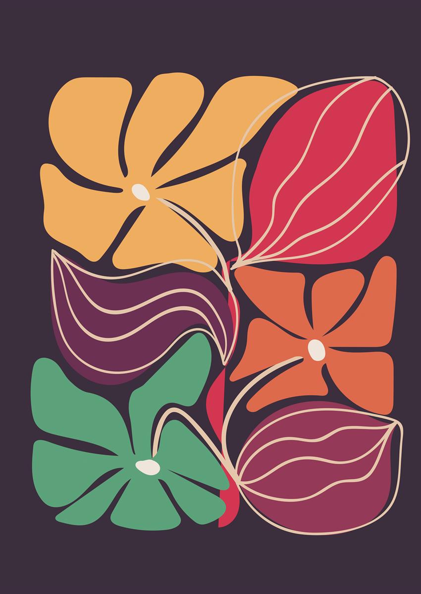 ボタニカルアートポスター Botanical Art Poster No.484