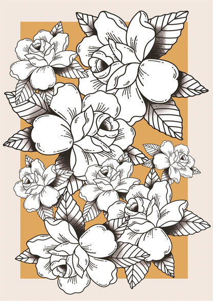 ボタニカルアートポスター Botanical Art Poster No.487