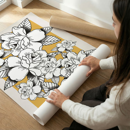 ボタニカルアートポスター Botanical Art Poster No.487