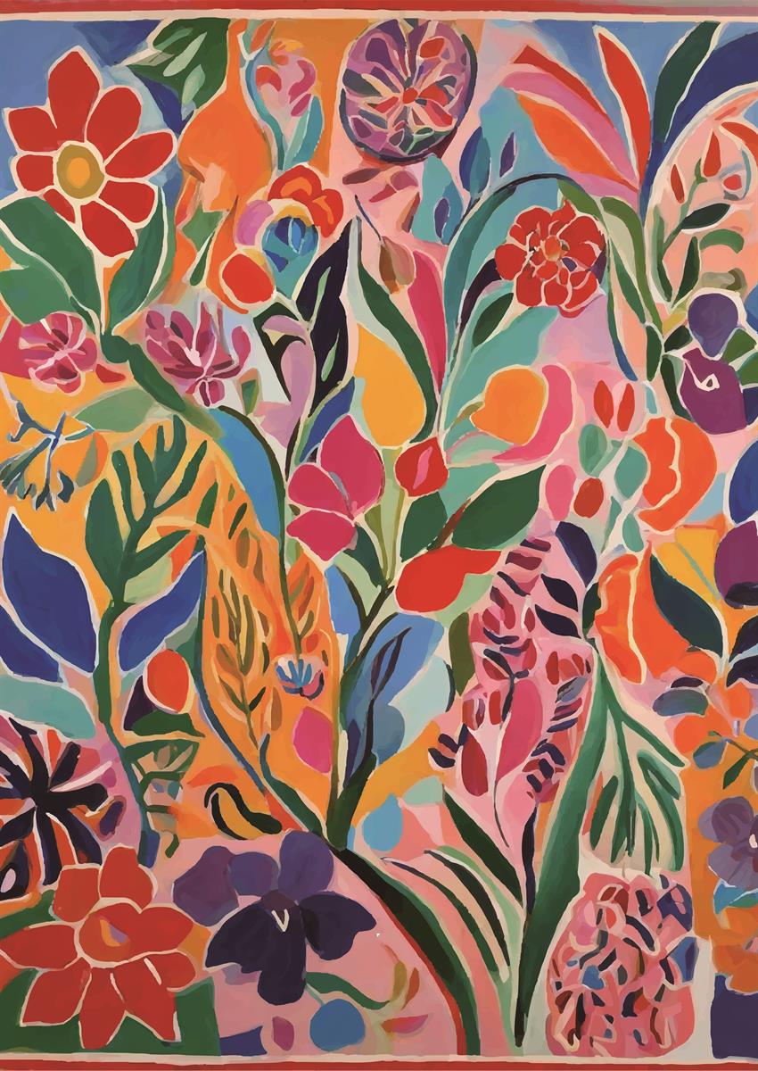ボタニカルアートポスター Botanical Art Poster No.495