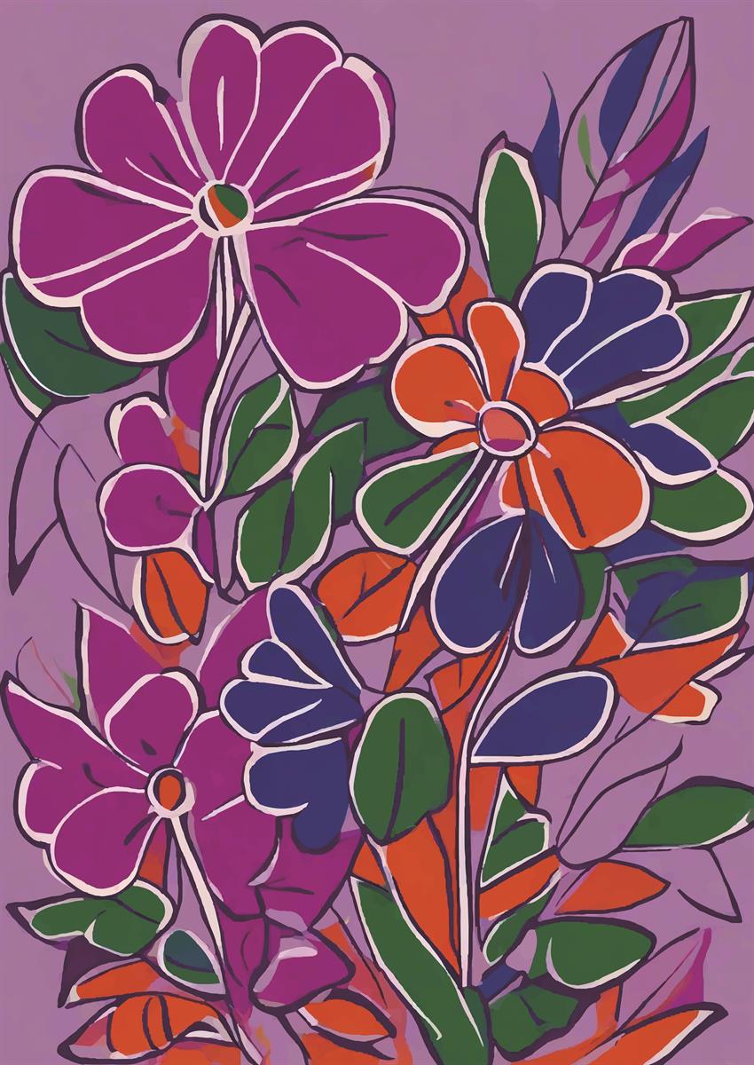 ボタニカルアートポスター Botanical Art Poster No.514
