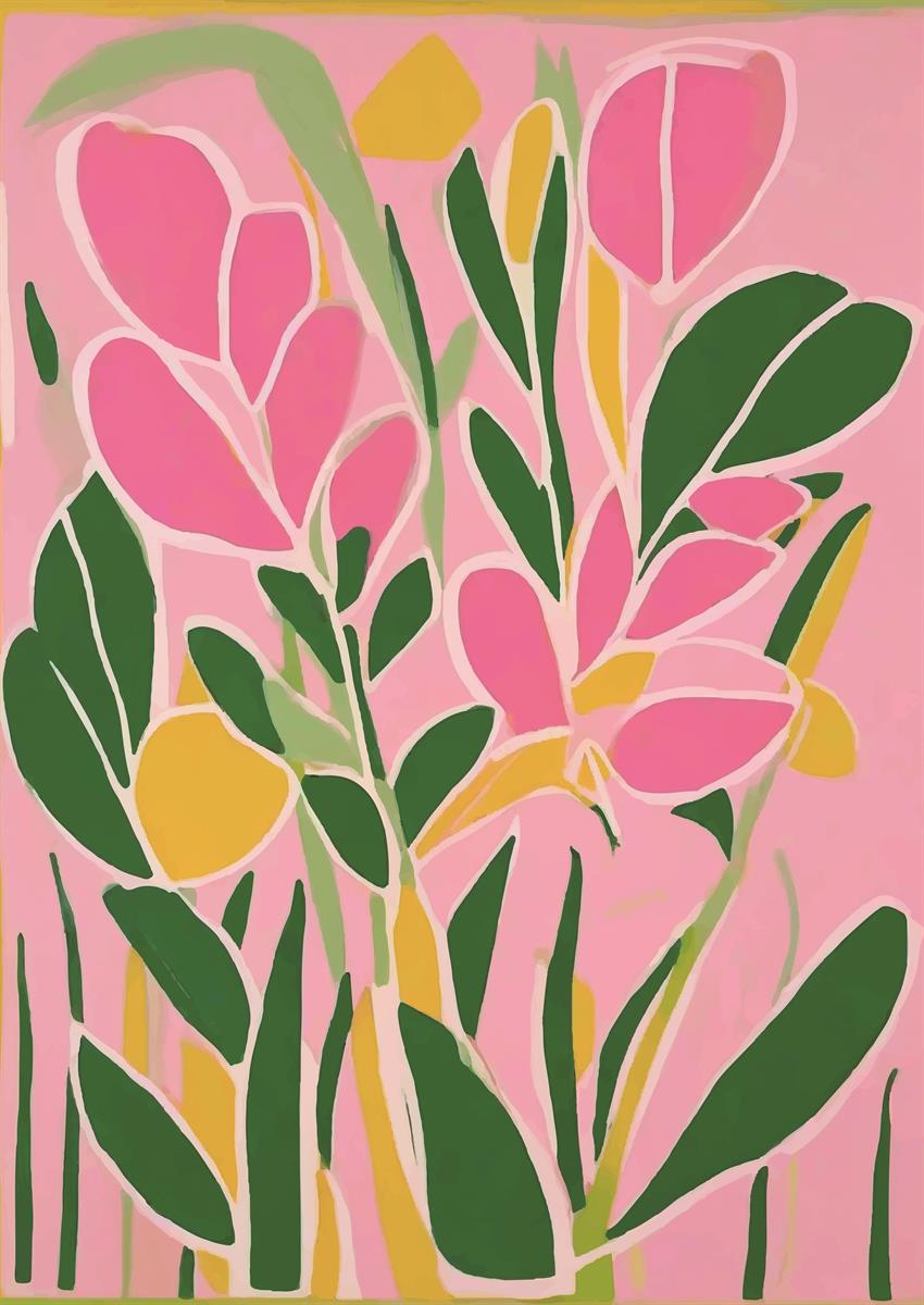 ボタニカルアートポスター Botanical Art Poster No.518