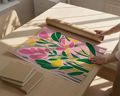 ボタニカルアートポスター Botanical Art Poster No.518