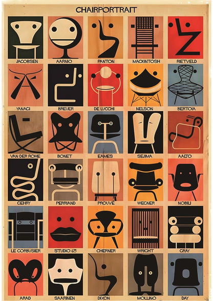 ミッドセンチュリーモダン Mid-Century Modern Art Poster No.624
