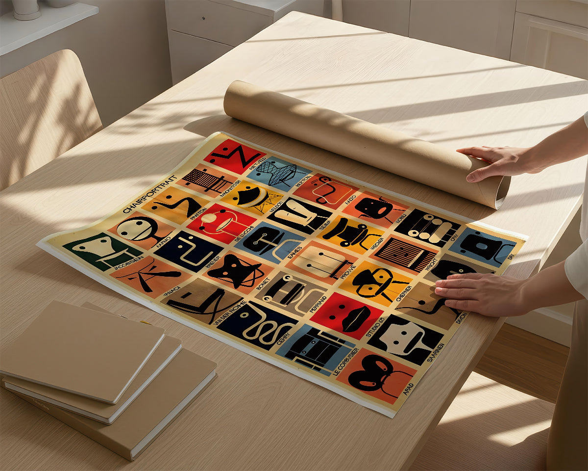 ミッドセンチュリーモダン Mid-Century Modern Art Poster No.624