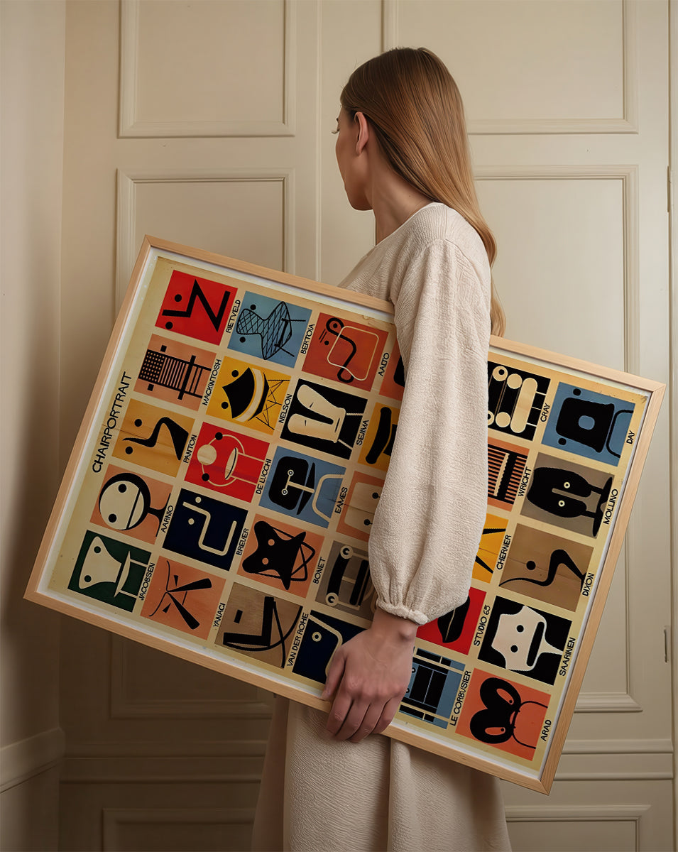 ミッドセンチュリーモダン Mid-Century Modern Art Poster No.624