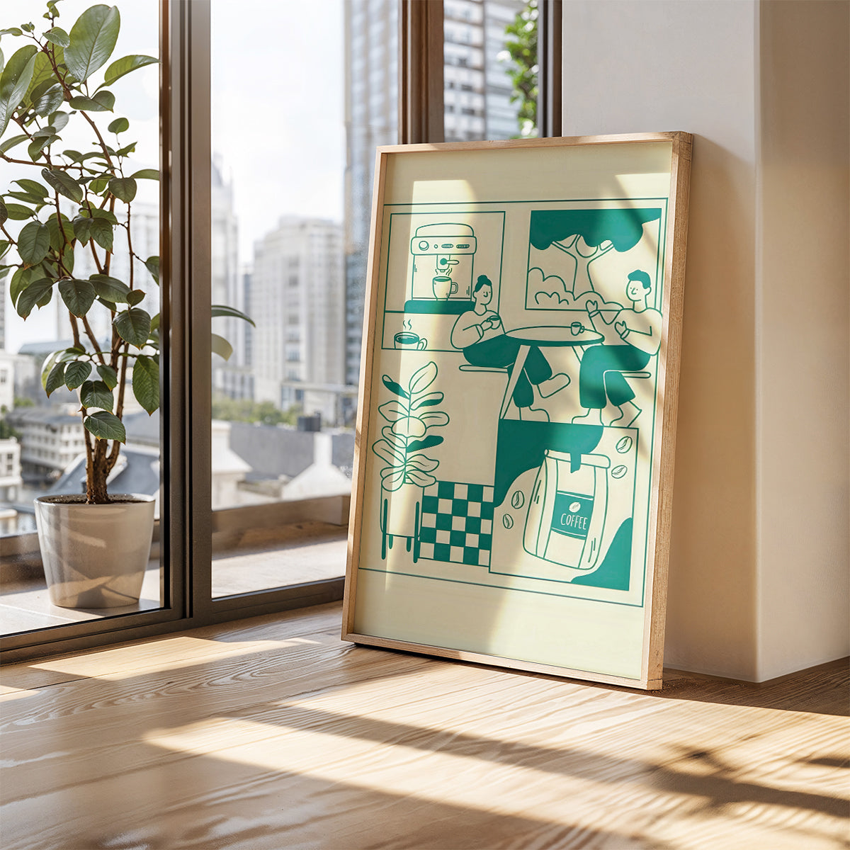 ミッドセンチュリーモダン Mid-Century Modern Art Poster No.635