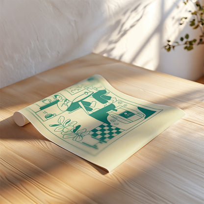ミッドセンチュリーモダン Mid-Century Modern Art Poster No.635